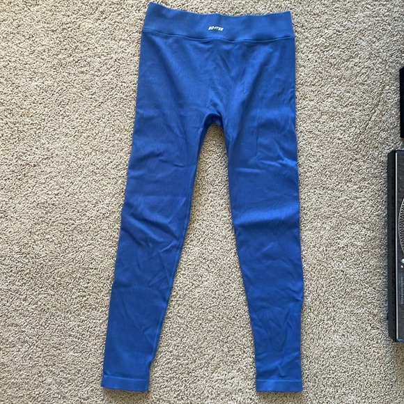 Bo + Tee workout set Royal Blue ribbed by Oh, Polly - Picture 4 of 5